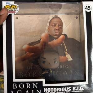 Funko POP Notorious B.I.G. Biggie #45 Born Again Figure NIB Music Rap